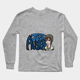 Jane Austen Drawing Long Sleeve T-Shirt